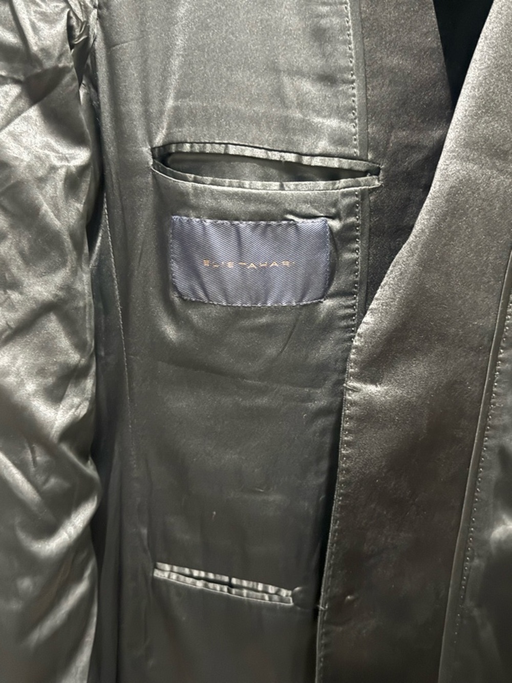 Elie Tahari I Men’s I Blazer I Velvet I Dinner I Peak Lapels I Side Vents - Picture 11 of 11